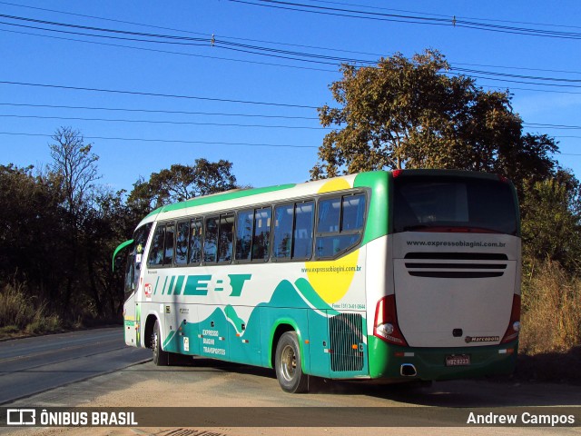 EBT - Expresso Biagini Transportes 8223 na cidade de Pirapora, Minas Gerais, Brasil, por Andrew Campos. Número da foto: #10179966.