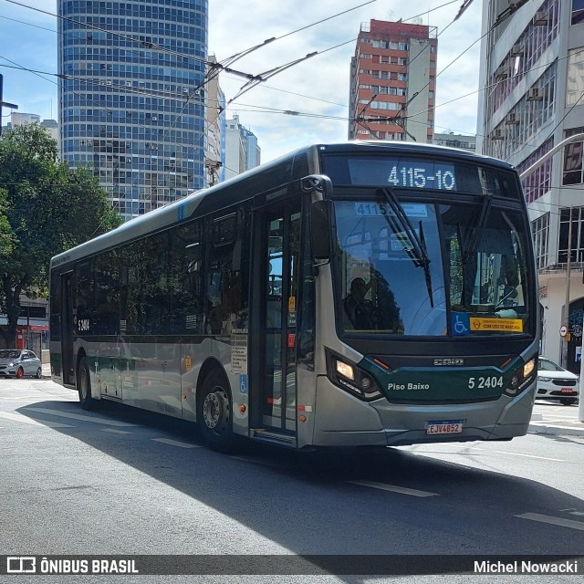 Via Sudeste Transportes S.A. 5 2404 na cidade de São Paulo, São Paulo, Brasil, por Michel Nowacki. Número da foto: #10182938.