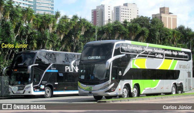 Brasil Sul Linhas Rodoviárias 3538 na cidade de Curitiba, Paraná, Brasil, por Carlos Júnior. Número da foto: #10182233.