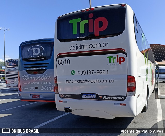 Trip Transportadora Turística 8010 na cidade de Aparecida, São Paulo, Brasil, por Vicente de Paulo Alves. ID da foto: 10182760.