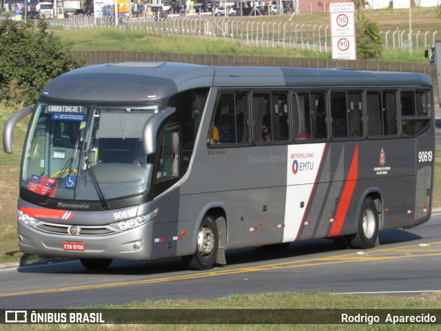 Empresa de Ônibus Pássaro Marron 90619 na cidade de Aparecida, São Paulo, Brasil, por Rodrigo  Aparecido. ID da foto: 10181938.