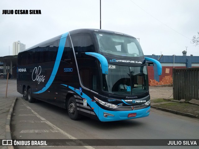 Empresa de Ônibus Nossa Senhora da Penha 53080 na cidade de Porto Alegre, Rio Grande do Sul, Brasil, por JULIO SILVA. ID da foto: 10183637.