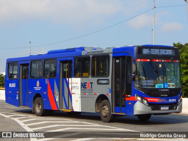 Next Mobilidade - ABC Sistema de Transporte 80.903 na cidade de São Paulo, São Paulo, Brasil, por Rodrigo Corrêa Graça. ID da foto: 10181667.