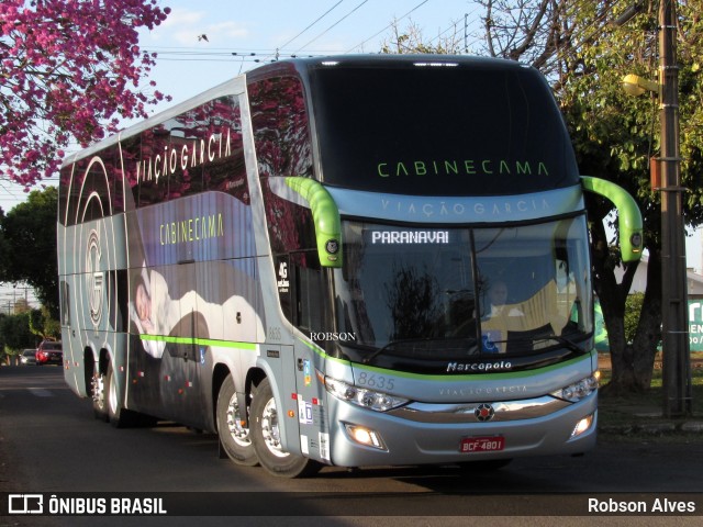 Viação Garcia 8635 na cidade de Paranavaí, Paraná, Brasil, por Robson Alves. Número da foto: #10182980.
