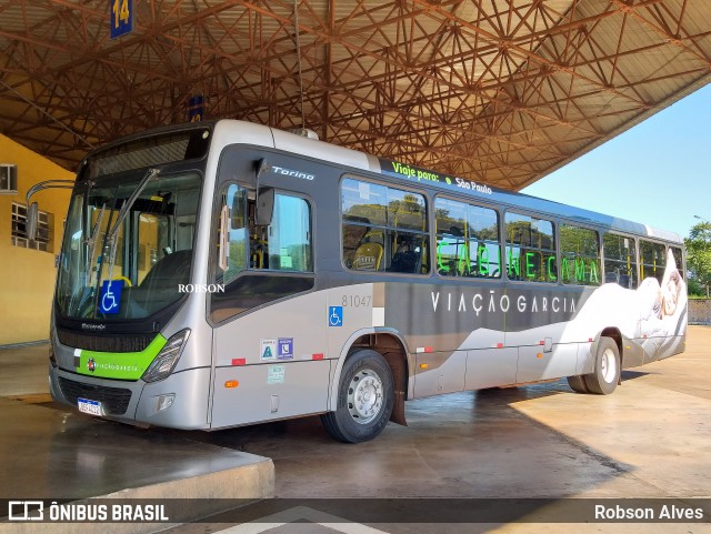 Viação Garcia 81047 na cidade de Maringá, Paraná, Brasil, por Robson Alves. Número da foto: #10181160.
