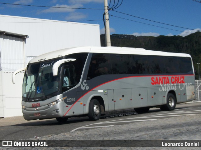 Viação Santa Cruz 220100 na cidade de Juiz de Fora, Minas Gerais, Brasil, por Leonardo Daniel. ID da foto: 10182717.