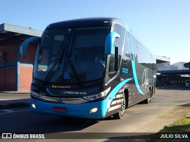 Empresa de Ônibus Nossa Senhora da Penha 53005 na cidade de Porto Alegre, Rio Grande do Sul, Brasil, por JULIO SILVA. ID da foto: 10183626.