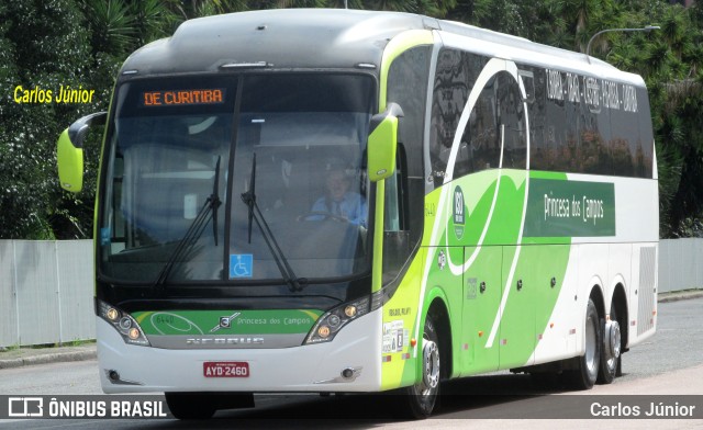 Expresso Princesa dos Campos 6440 na cidade de Curitiba, Paraná, Brasil, por Carlos Júnior. ID da foto: 10181716.