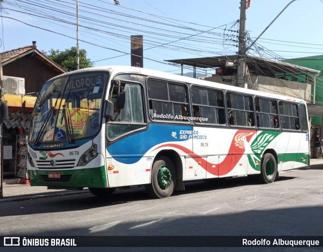 Expresso São Francisco 06.79 na cidade de Nilópolis, Rio de Janeiro, Brasil, por Rodolfo Albuquerque. Número da foto: #10181621.