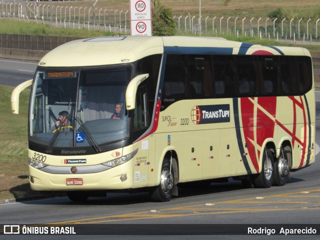 TransTupi Turismo e Fretamento 3200 na cidade de Aparecida, São Paulo, Brasil, por Rodrigo  Aparecido. Número da foto: #10181933.
