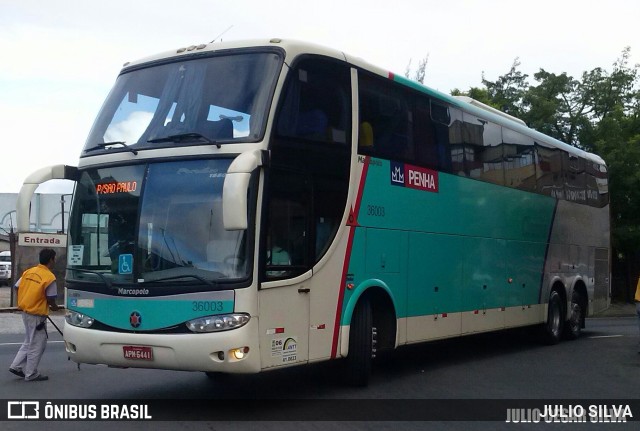 Empresa de Ônibus Nossa Senhora da Penha 36003 na cidade de Porto Alegre, Rio Grande do Sul, Brasil, por JULIO SILVA. ID da foto: 10183668.