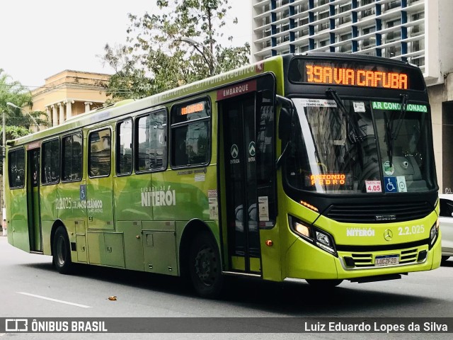Santo Antônio Transportes Niterói 2.2.025 na cidade de Niterói, Rio de Janeiro, Brasil, por Luiz Eduardo Lopes da Silva. Número da foto: #10181559.