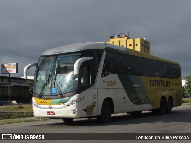 Empresa Gontijo de Transportes 18335 na cidade de Caruaru, Pernambuco, Brasil, por Lenilson da Silva Pessoa. Número da foto: #10181809.