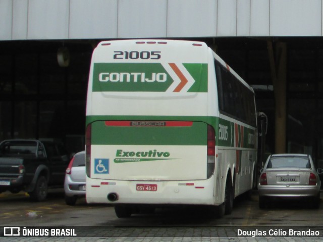 Empresa Gontijo de Transportes 21005 na cidade de Perdões, Minas Gerais, Brasil, por Douglas Célio Brandao. Número da foto: #10182133.