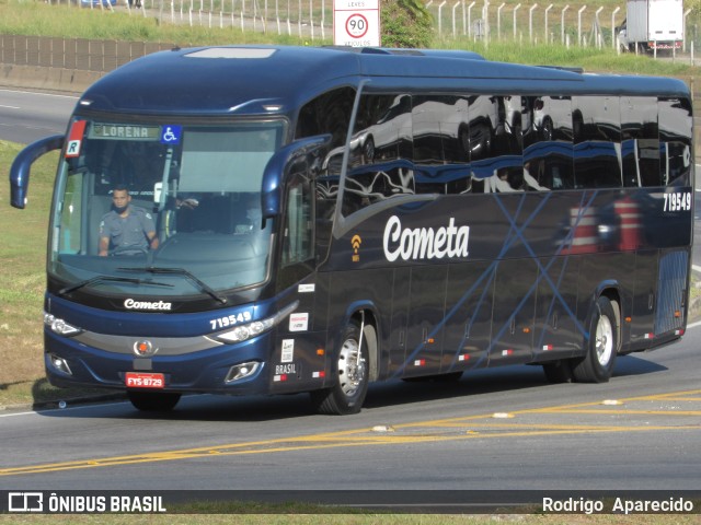 Viação Cometa 719549 na cidade de Aparecida, São Paulo, Brasil, por Rodrigo  Aparecido. ID da foto: 10181907.