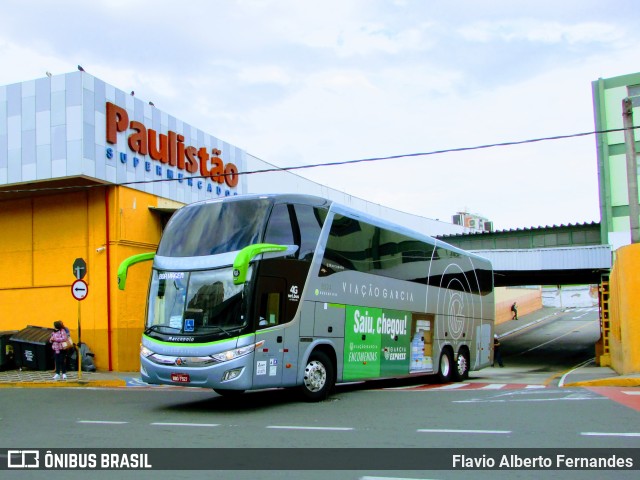 Viação Garcia 8524 na cidade de Sorocaba, São Paulo, Brasil, por Flavio Alberto Fernandes. Número da foto: #10185829.