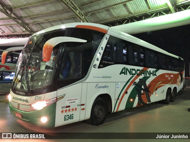 Empresa de Transportes Andorinha 6346 na cidade de Marília, São Paulo, Brasil, por Júnior Juninho. ID da foto: 10183952.
