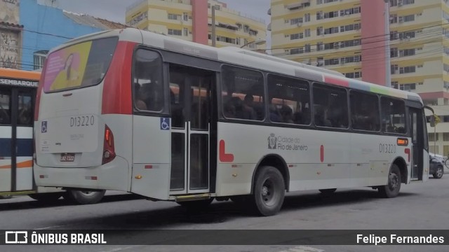 Transportes Barra D13220 na cidade de Rio de Janeiro, Rio de Janeiro, Brasil, por Felipe Fernandes. Número da foto: #10184959.