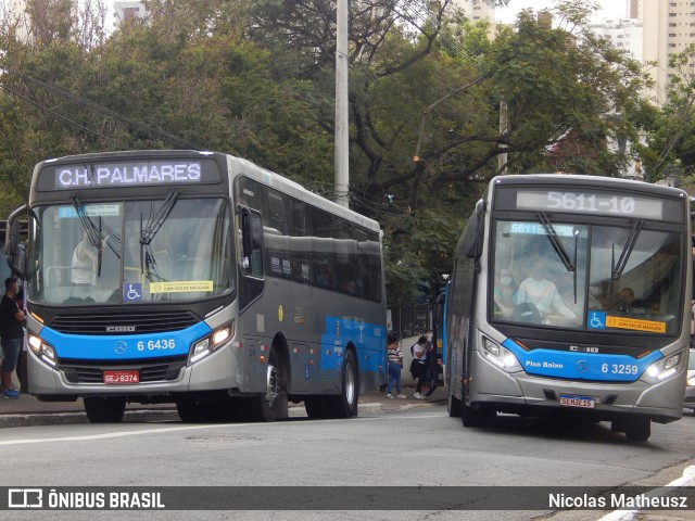Transwolff Transportes e Turismo 6 6436 na cidade de São Paulo, São Paulo, Brasil, por Nicolas Matheusz. Número da foto: #10184453.