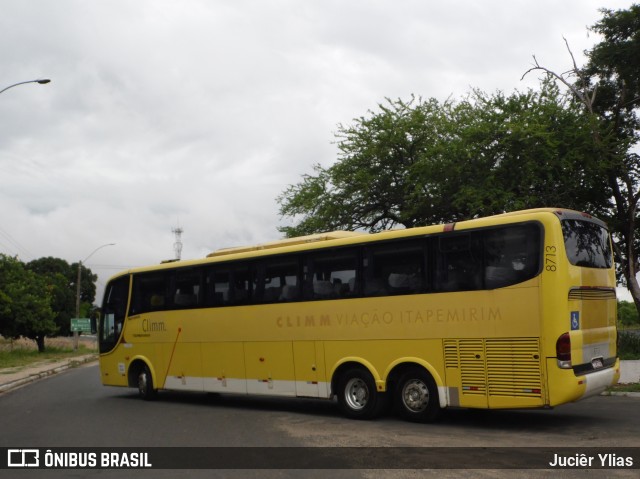 Viação Itapemirim 8713 na cidade de Teresina, Piauí, Brasil, por Juciêr Ylias. ID da foto: 10184424.