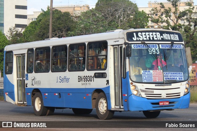Transportes Barata BN-99301 na cidade de Belém, Pará, Brasil, por Fabio Soares. Número da foto: #10184313.