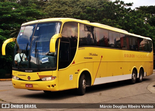 Viação Itapemirim 5077 na cidade de São Paulo, São Paulo, Brasil, por Márcio Douglas Ribeiro Venino. ID da foto: 10185961.