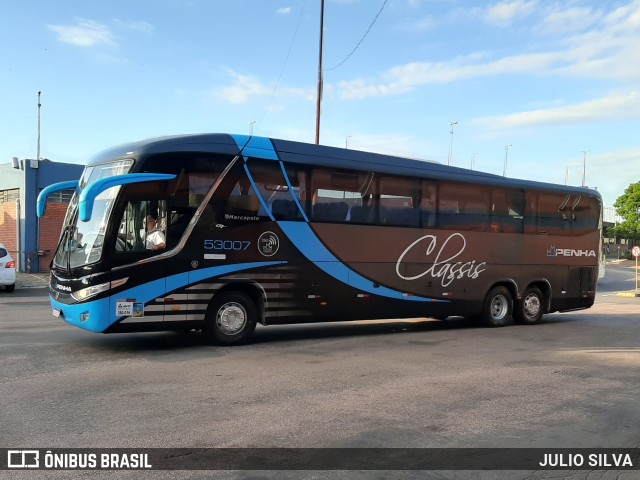 Empresa de Ônibus Nossa Senhora da Penha 53007 na cidade de Porto Alegre, Rio Grande do Sul, Brasil, por JULIO SILVA. ID da foto: 10184046.