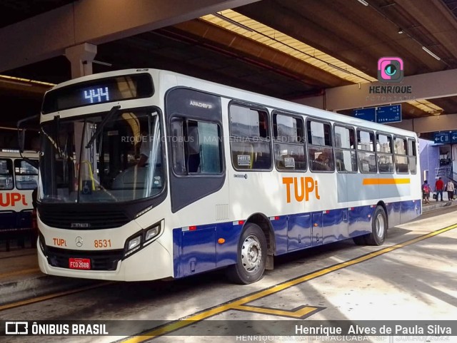 TUPi Transportes Urbanos Piracicaba 8531 na cidade de Piracicaba, São Paulo, Brasil, por Henrique Alves de Paula Silva. ID da foto: 10184266.