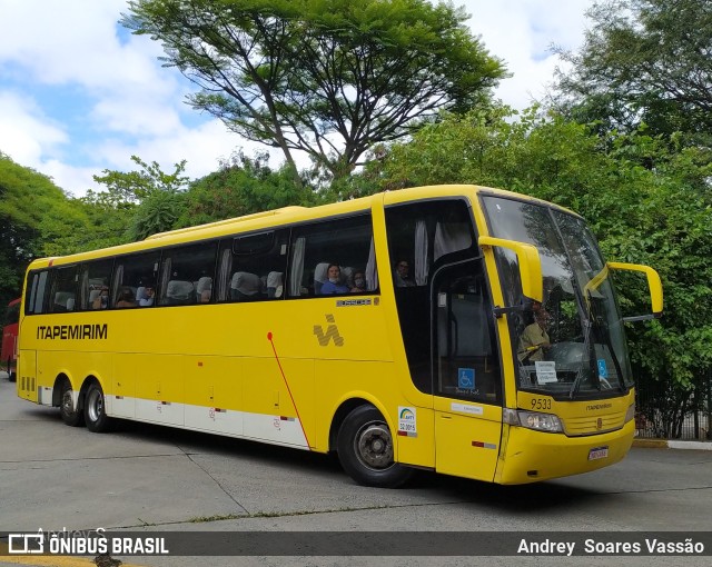 Viação Itapemirim 9533 na cidade de São Paulo, São Paulo, Brasil, por Andrey  Soares Vassão. Número da foto: #10185089.