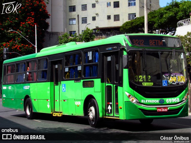 Viação Santa Edwiges 69968 na cidade de Belo Horizonte, Minas Gerais, Brasil, por César Ônibus. ID da foto: 10184977.