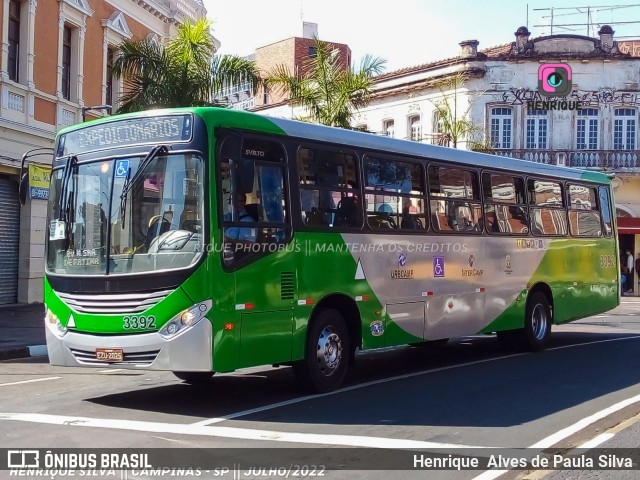 VB Transportes e Turismo 3392 na cidade de Campinas, São Paulo, Brasil, por Henrique Alves de Paula Silva. Número da foto: #10184281.