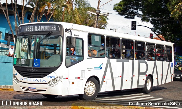Viação Atibaia São Paulo 6120 na cidade de Atibaia, São Paulo, Brasil, por Cristiano Soares da Silva. Número da foto: #10186462.
