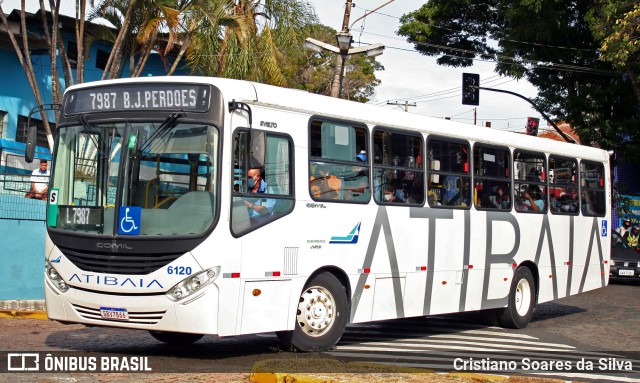 Viação Atibaia São Paulo 6120 na cidade de Atibaia, São Paulo, Brasil, por Cristiano Soares da Silva. ID da foto: 10186462.