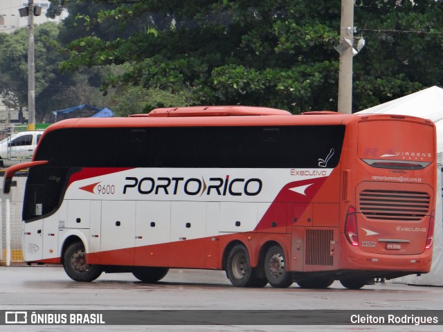 Auto Viação Porto Rico 9600 na cidade de Goiânia, Goiás, Brasil, por Cleiton Rodrigues. Número da foto: #10188645.
