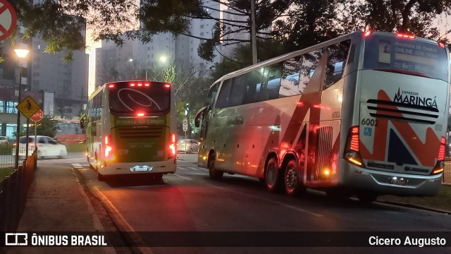 Expresso Maringá 6002 na cidade de Curitiba, Paraná, Brasil, por Cicero Augusto. ID da foto: 10189035.