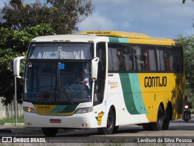 Empresa Gontijo de Transportes 12685 na cidade de Caruaru, Pernambuco, Brasil, por Lenilson da Silva Pessoa. ID da foto: 10186906.