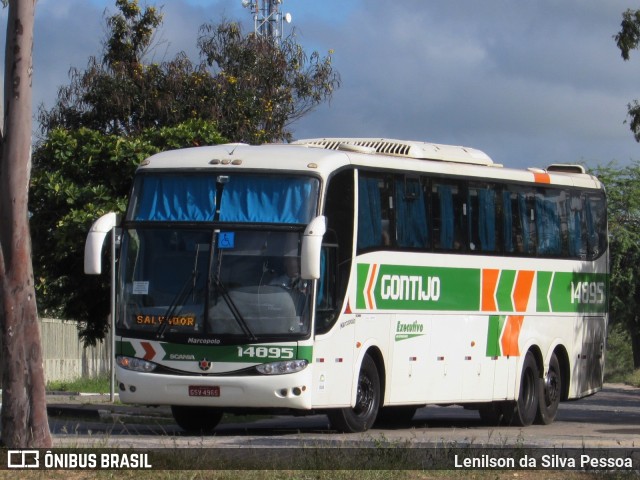 Empresa Gontijo de Transportes 14895 na cidade de Caruaru, Pernambuco, Brasil, por Lenilson da Silva Pessoa. ID da foto: 10186901.