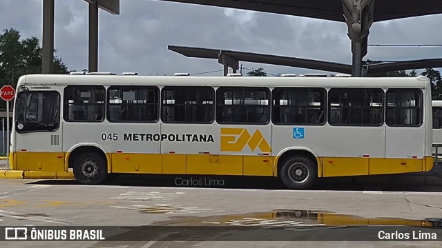 Empresa Metropolitana 045 na cidade de Recife, Pernambuco, Brasil, por Carlos Lima. Número da foto: #10187685.