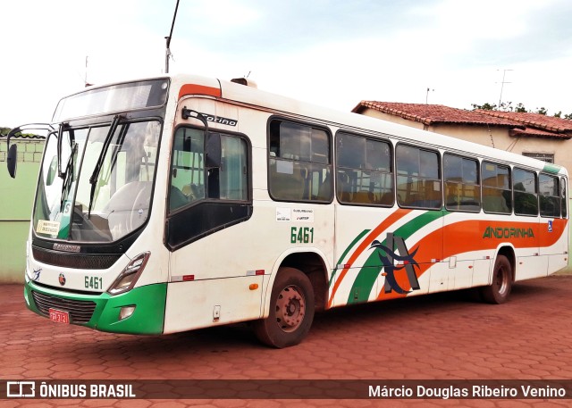 Empresa de Transportes Andorinha 6461 na cidade de Corumbá, Mato Grosso do Sul, Brasil, por Márcio Douglas Ribeiro Venino. ID da foto: 10189600.