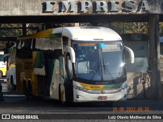 Empresa Gontijo de Transportes 18320 na cidade de Belo Horizonte, Minas Gerais, Brasil, por Luiz Otavio Matheus da Silva. Número da foto: #10188527.