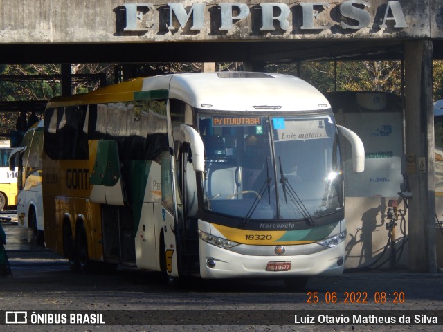 Empresa Gontijo de Transportes 18320 na cidade de Belo Horizonte, Minas Gerais, Brasil, por Luiz Otavio Matheus da Silva. ID da foto: 10188527.