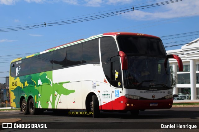 Trans Brasil > TCB - Transporte Coletivo Brasil 4510 na cidade de Rio Verde, Goiás, Brasil, por Daniel Henrique. Número da foto: #10189232.