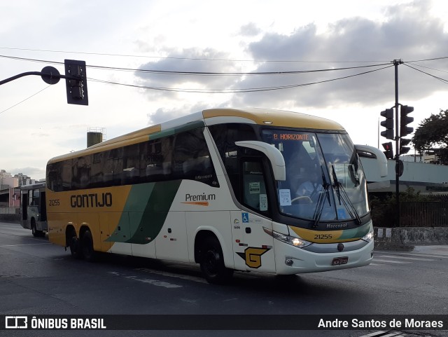 Empresa Gontijo de Transportes 21255 na cidade de Belo Horizonte, Minas Gerais, Brasil, por Andre Santos de Moraes. ID da foto: 10189041.