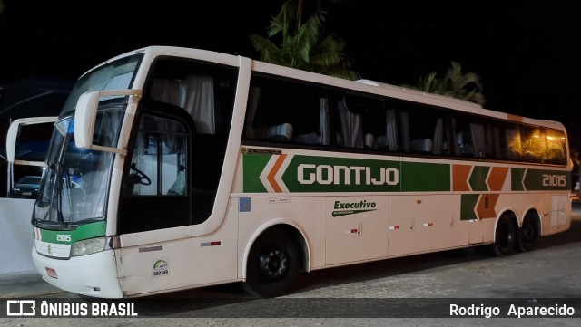 Empresa Gontijo de Transportes 21015 na cidade de Três Rios, Rio de Janeiro, Brasil, por Rodrigo  Aparecido. ID da foto: 10189006.