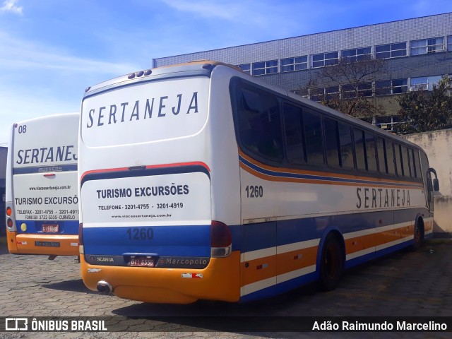 Viação Sertaneja 1260 na cidade de Belo Horizonte, Minas Gerais, Brasil, por Adão Raimundo Marcelino. Número da foto: #10190197.