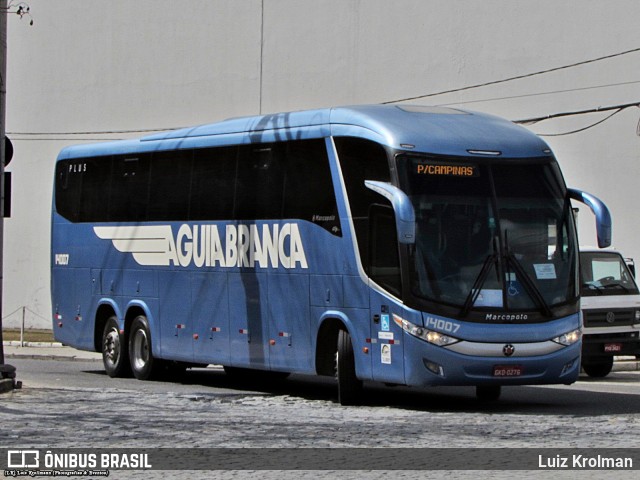 Viação Águia Branca 14007 na cidade de Juiz de Fora, Minas Gerais, Brasil, por Luiz Krolman. Número da foto: #10189667.