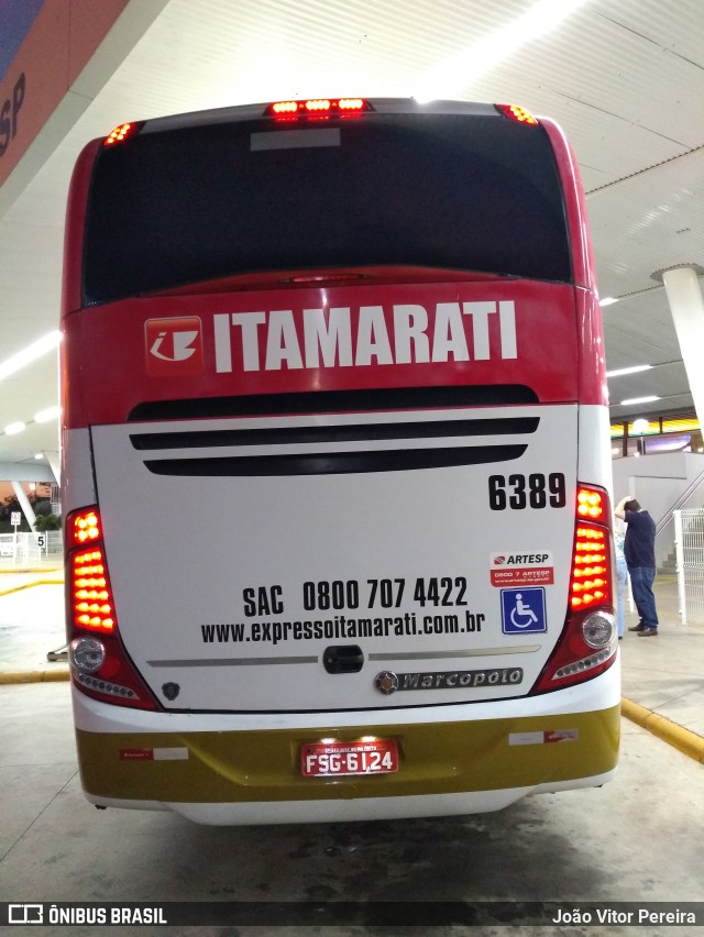 Expresso Itamarati 6389 na cidade de Fernandópolis, São Paulo, Brasil, por João Vitor Pereira. Número da foto: #10186747.