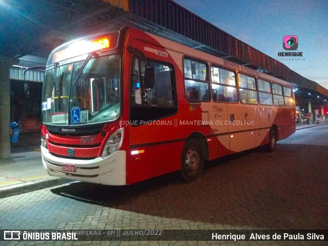 Itajaí Transportes Coletivos 2987 na cidade de Campinas, São Paulo, Brasil, por Henrique Alves de Paula Silva. Número da foto: #10191567.