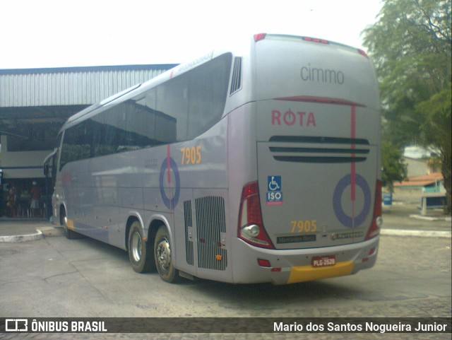 Rota Transportes Rodoviários 7905 na cidade de Piritiba, Bahia, Brasil, por Mario dos Santos Nogueira Junior. ID da foto: 10191544.