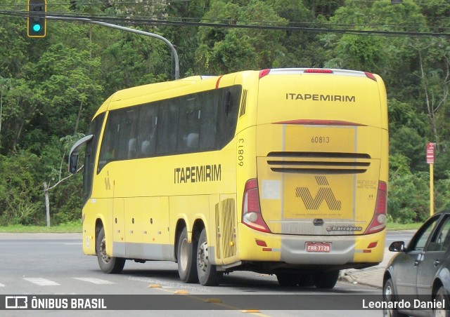 Viação Itapemirim 60813 na cidade de Juiz de Fora, Minas Gerais, Brasil, por Leonardo Daniel. ID da foto: 10192343.